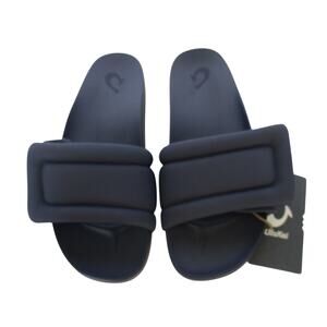 New OLUKAI Sunbeam Slide Sandals Women's Sz 9 Navy Blue